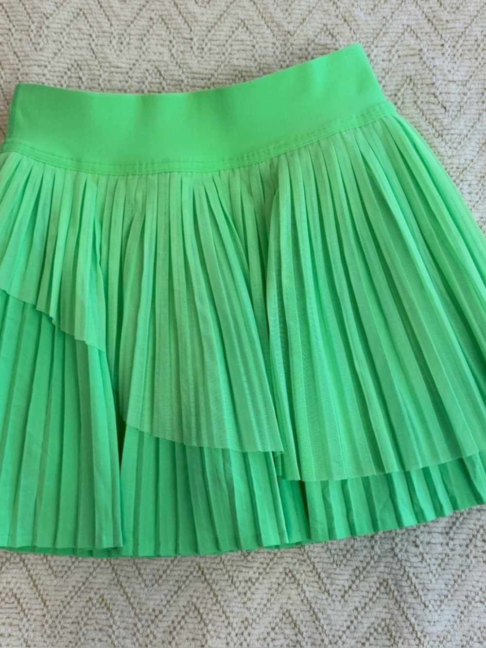 lululemon athletica was pleated tiered skirt skort